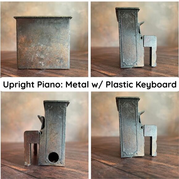 Three Vintage Die-Cast Pencil Sharpeners – 1970s – Upright Piano, Grand Piano - Picture 4 of 8